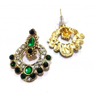 Golden Oxidized Earring Jhumka Jhumki Jewelry Imitation Ethnic Drop Dangle EA165